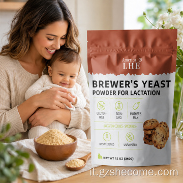 Il lievito in polvere biologico Shecome Brewers supporta le mamme che allattano